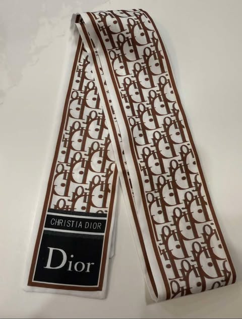 Purse scarf CD brown