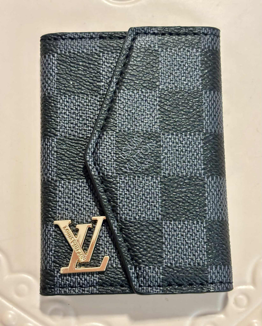 Card holder L accordion checker