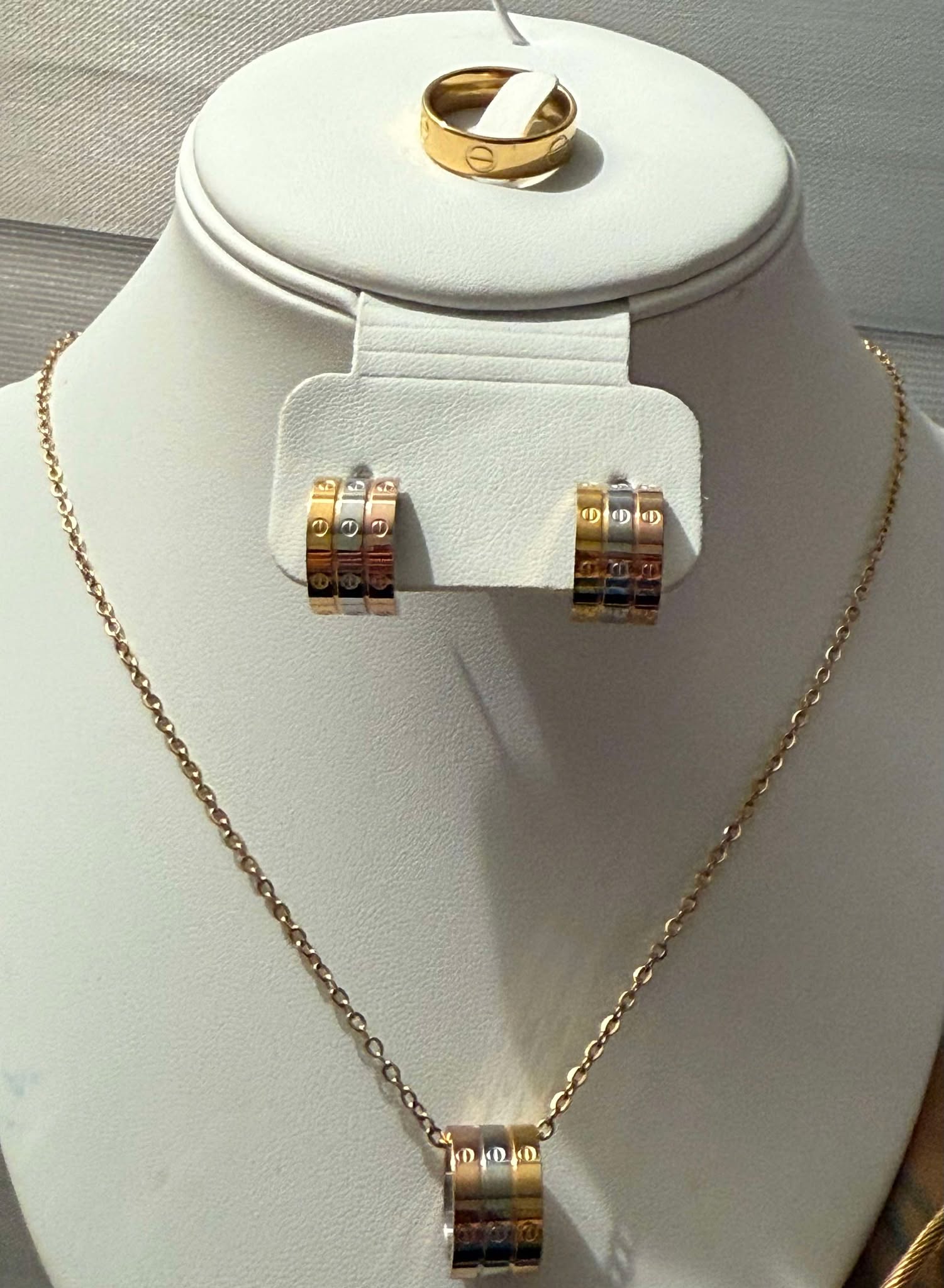 Necklace CAR set gold