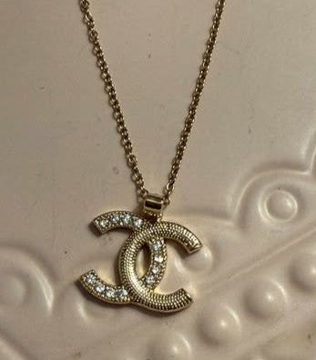 Necklace C bling gold