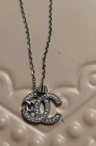 Necklace C bling silver