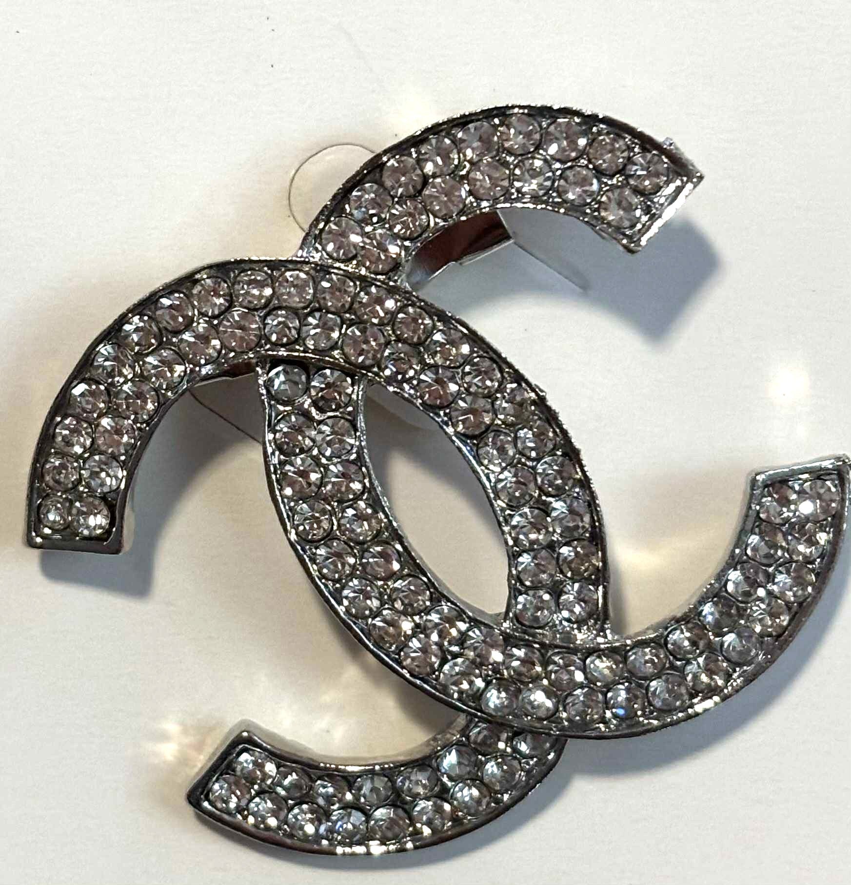 Broach C bling silver