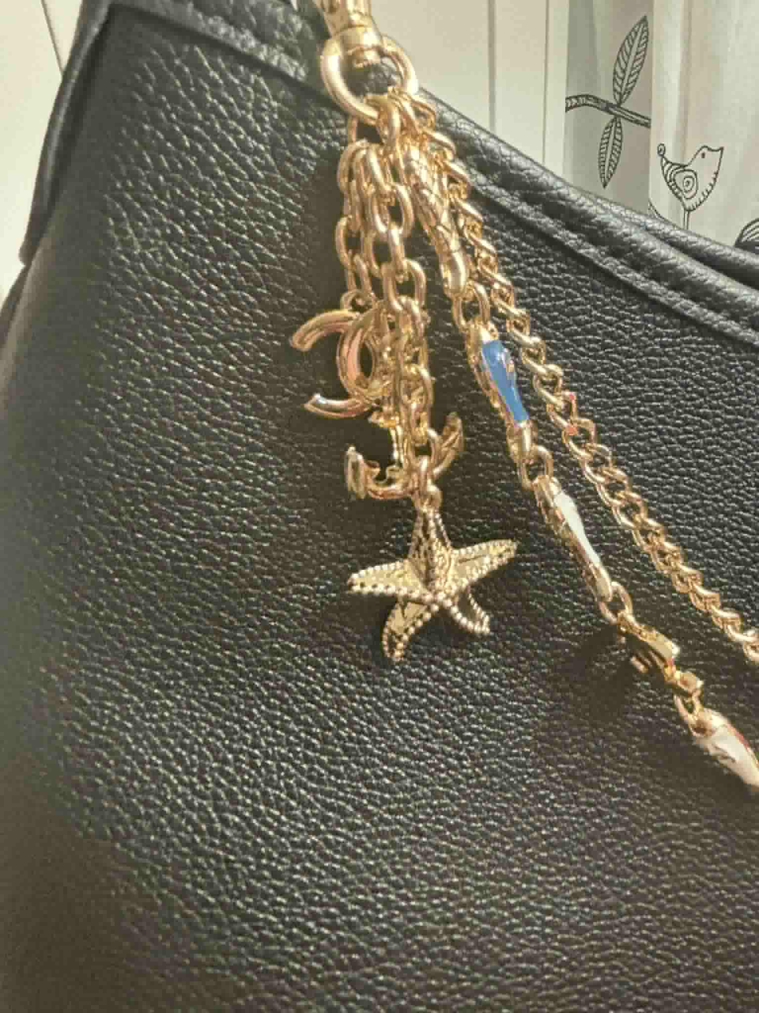 Purse chain CC with fish