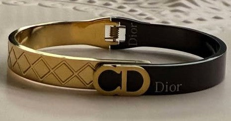 Bangle CD gold and black