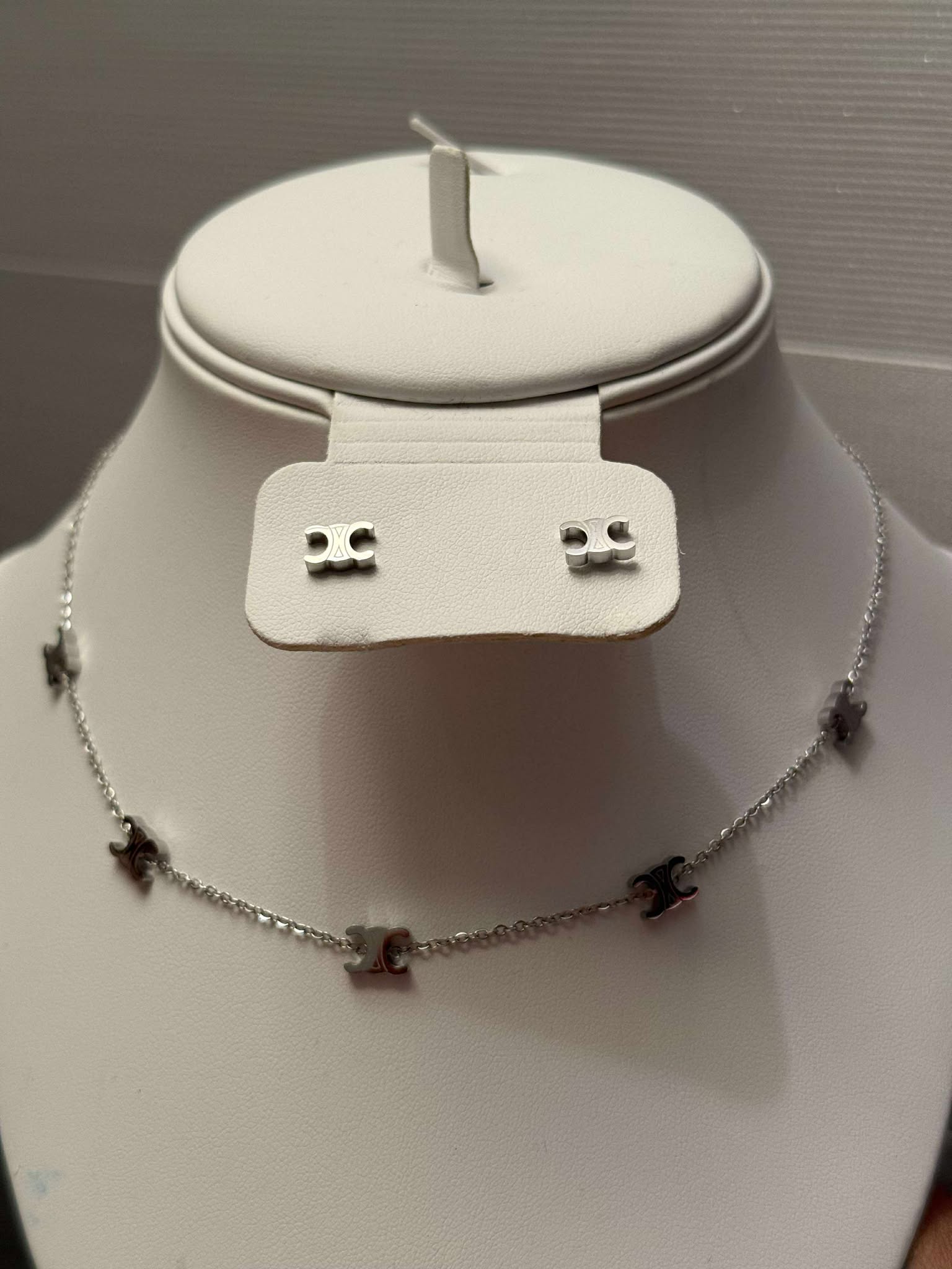 Necklace CEL set silver