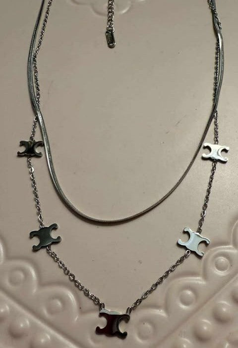 Necklace CEL silver