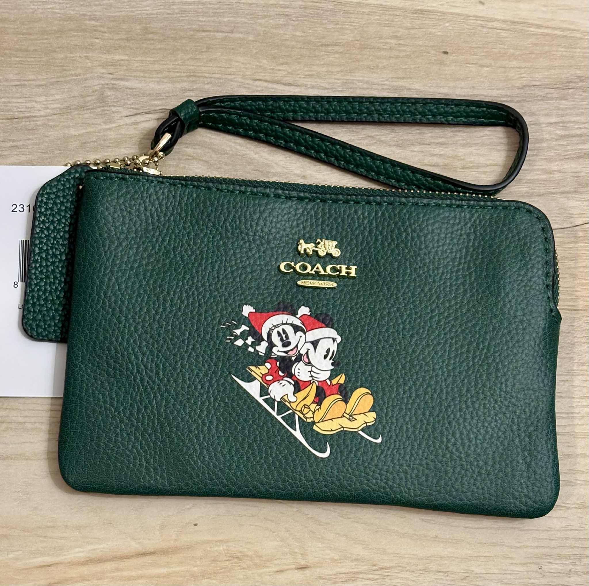 Wristlet C green x-mas