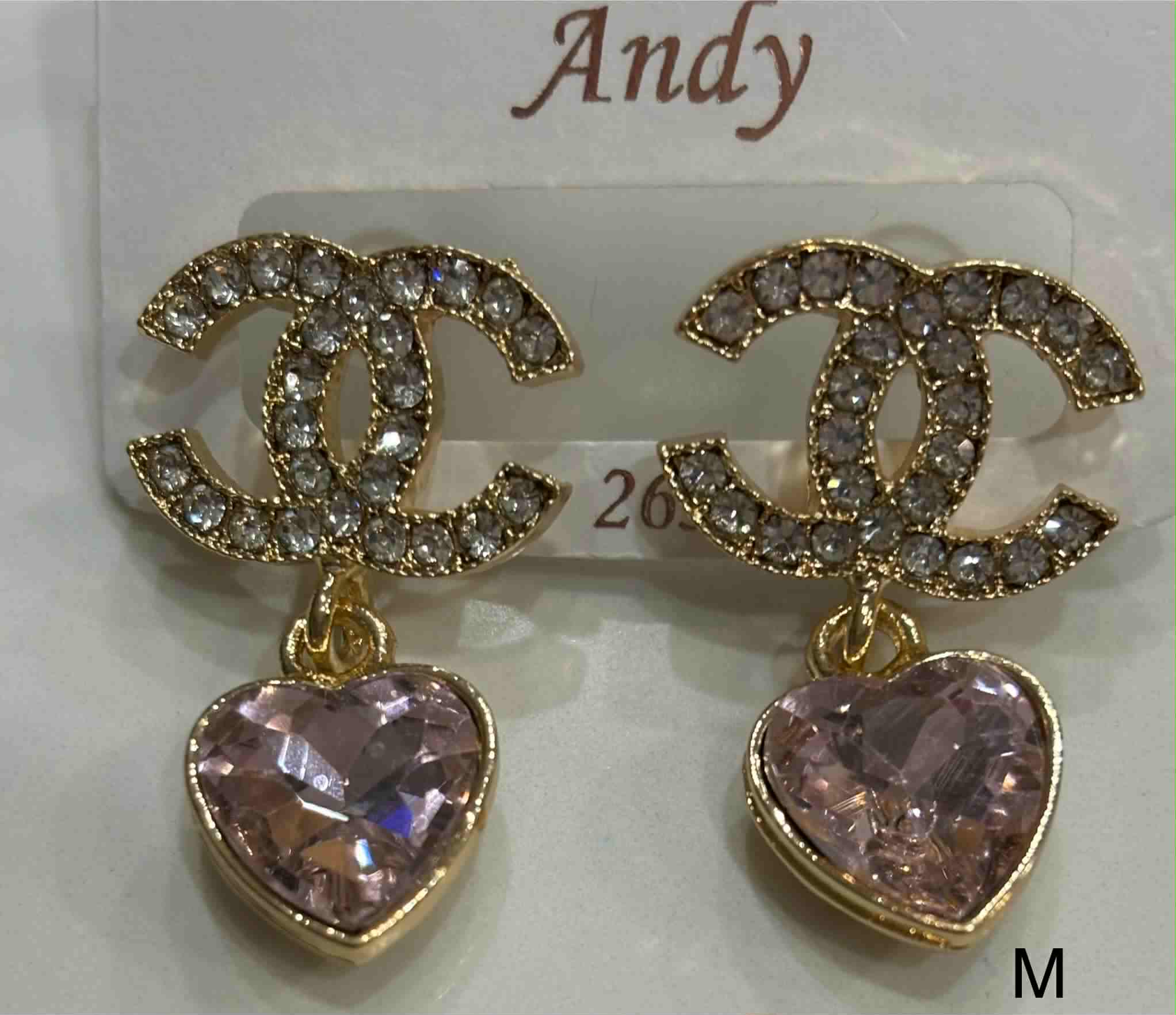 Earrings C lite purple