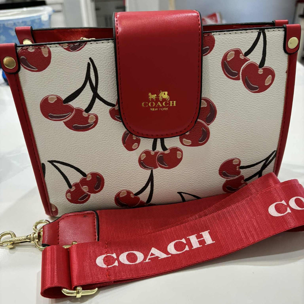 Purse C cherry red