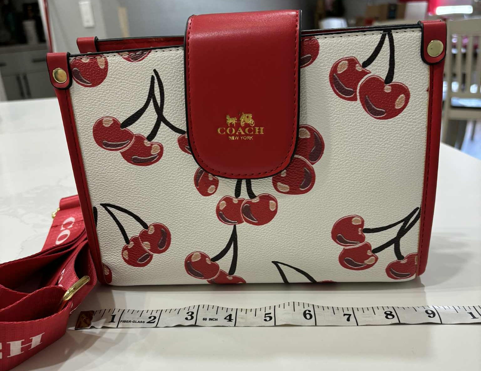 Purse C cherry red