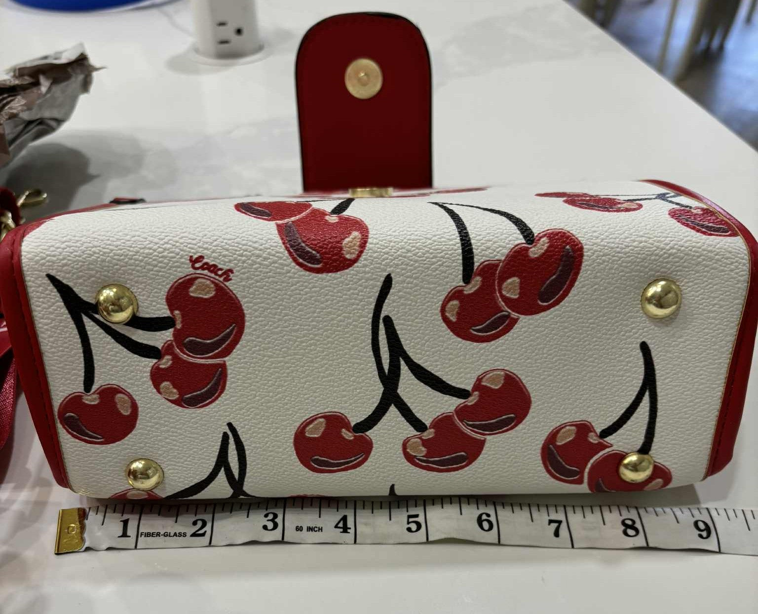Purse C cherry red