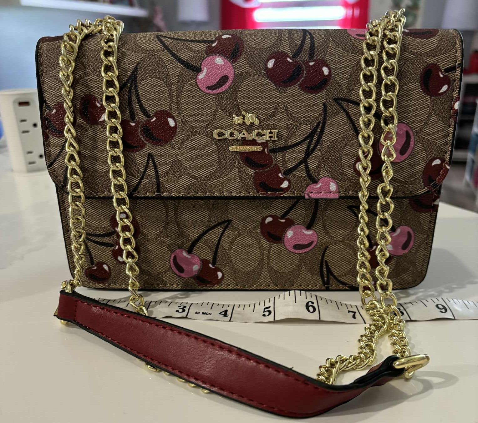 Purse C cherry brown