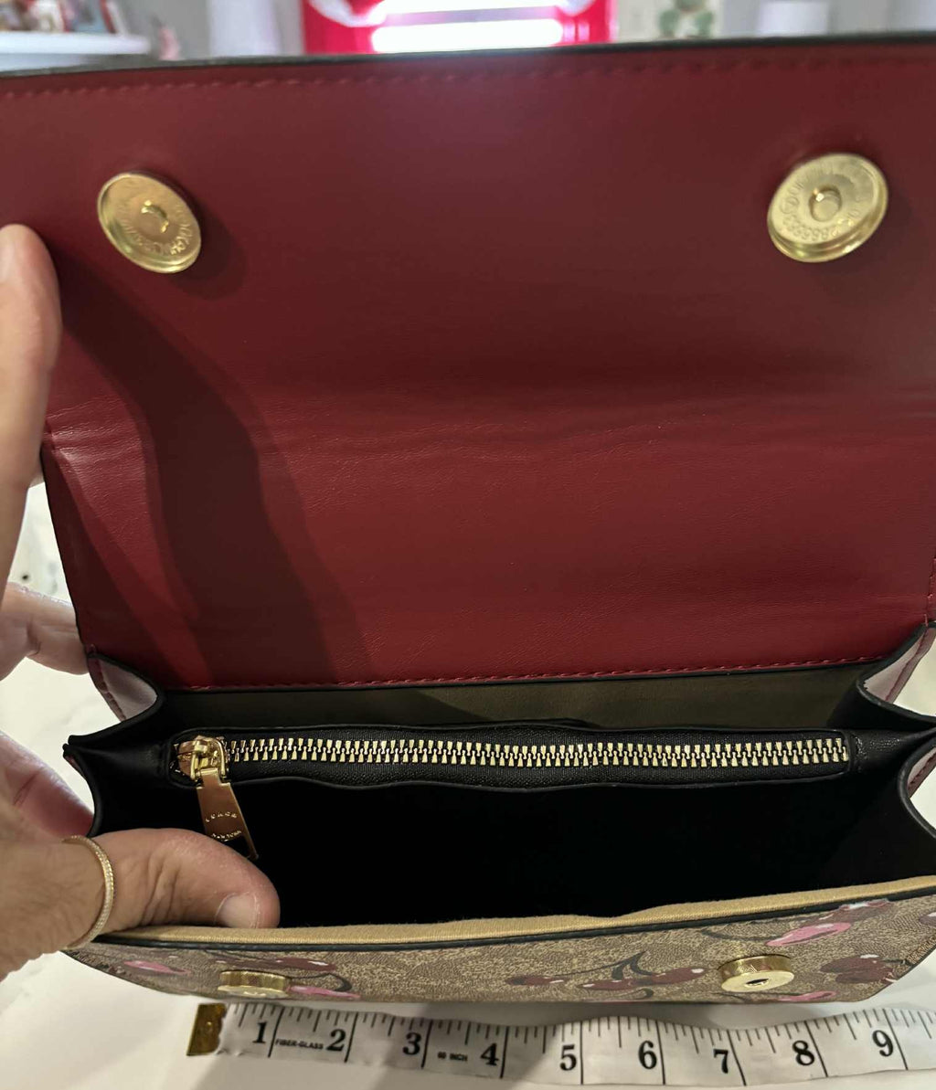 Purse C cherry brown