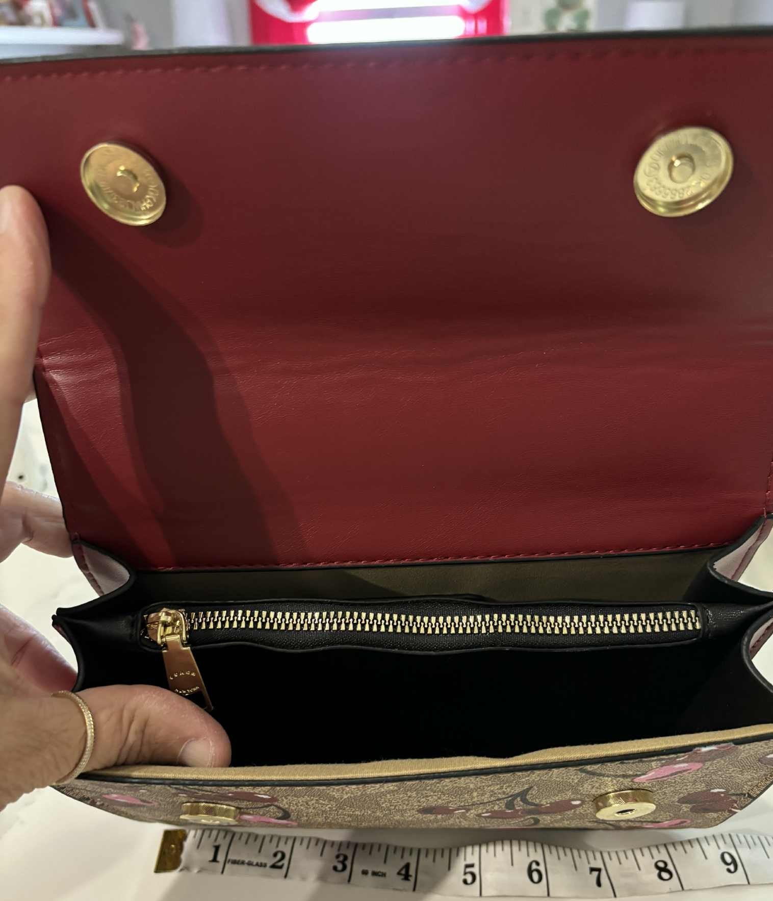 Purse C cherry brown