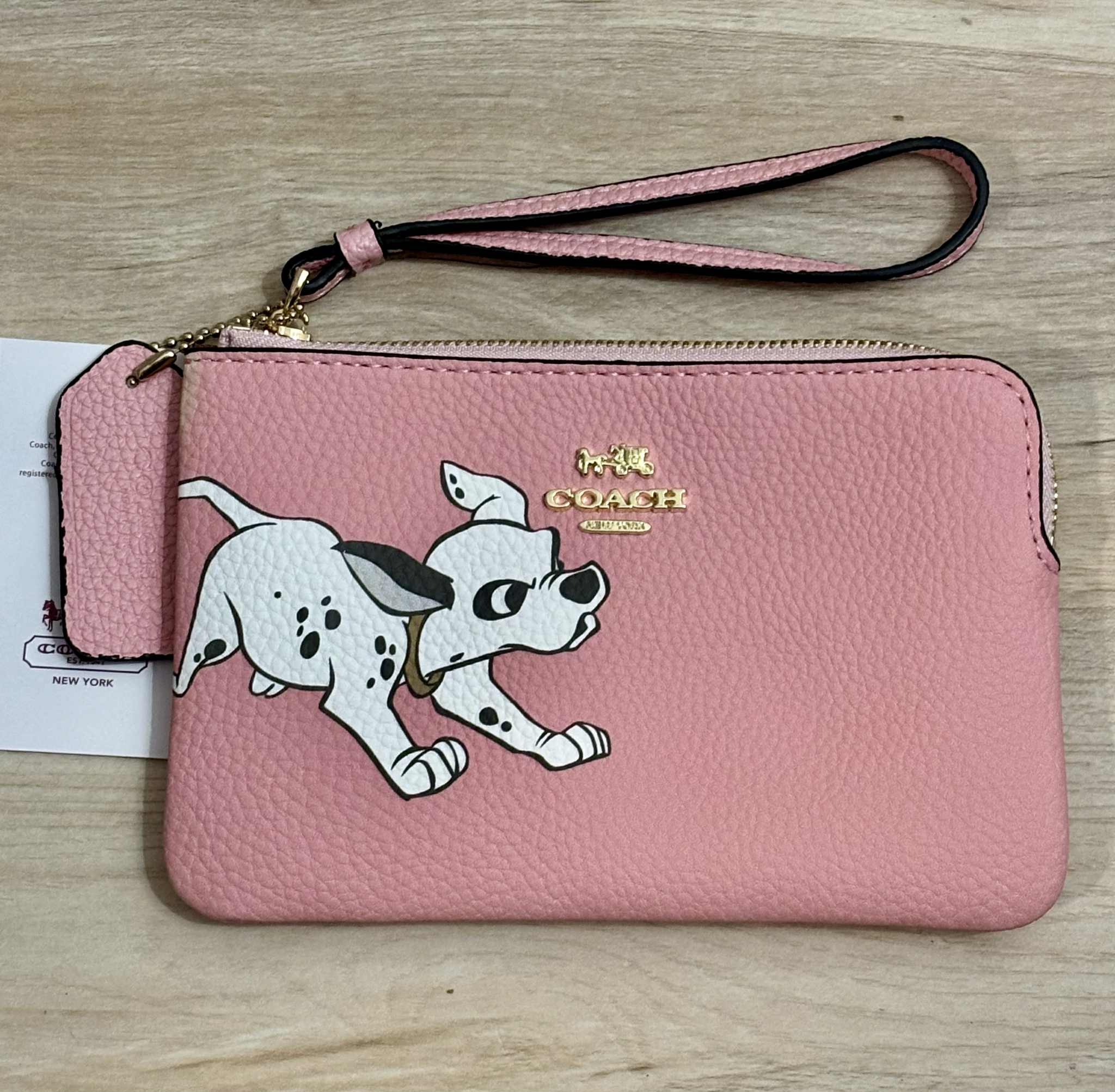 Wristlet C pink doggy