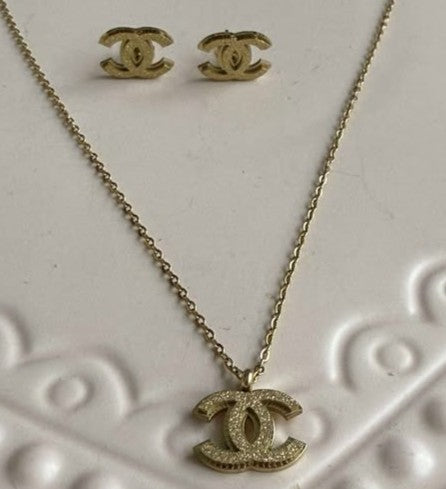 Necklace C set bling