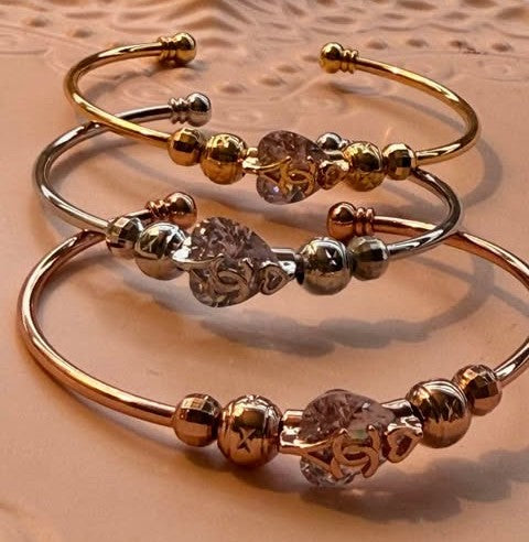 Bangle C tri-color 3/set