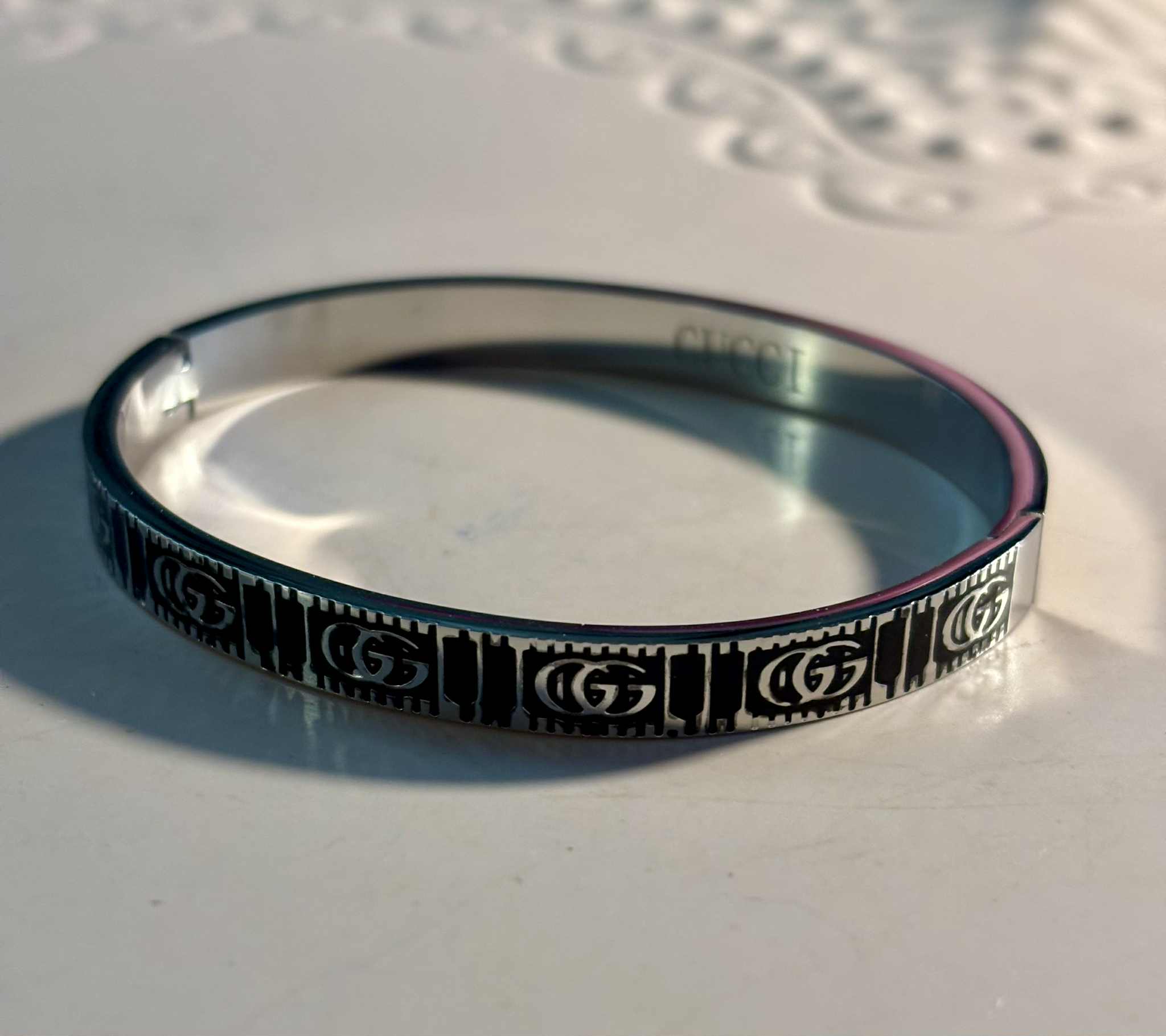 bangle G black silver