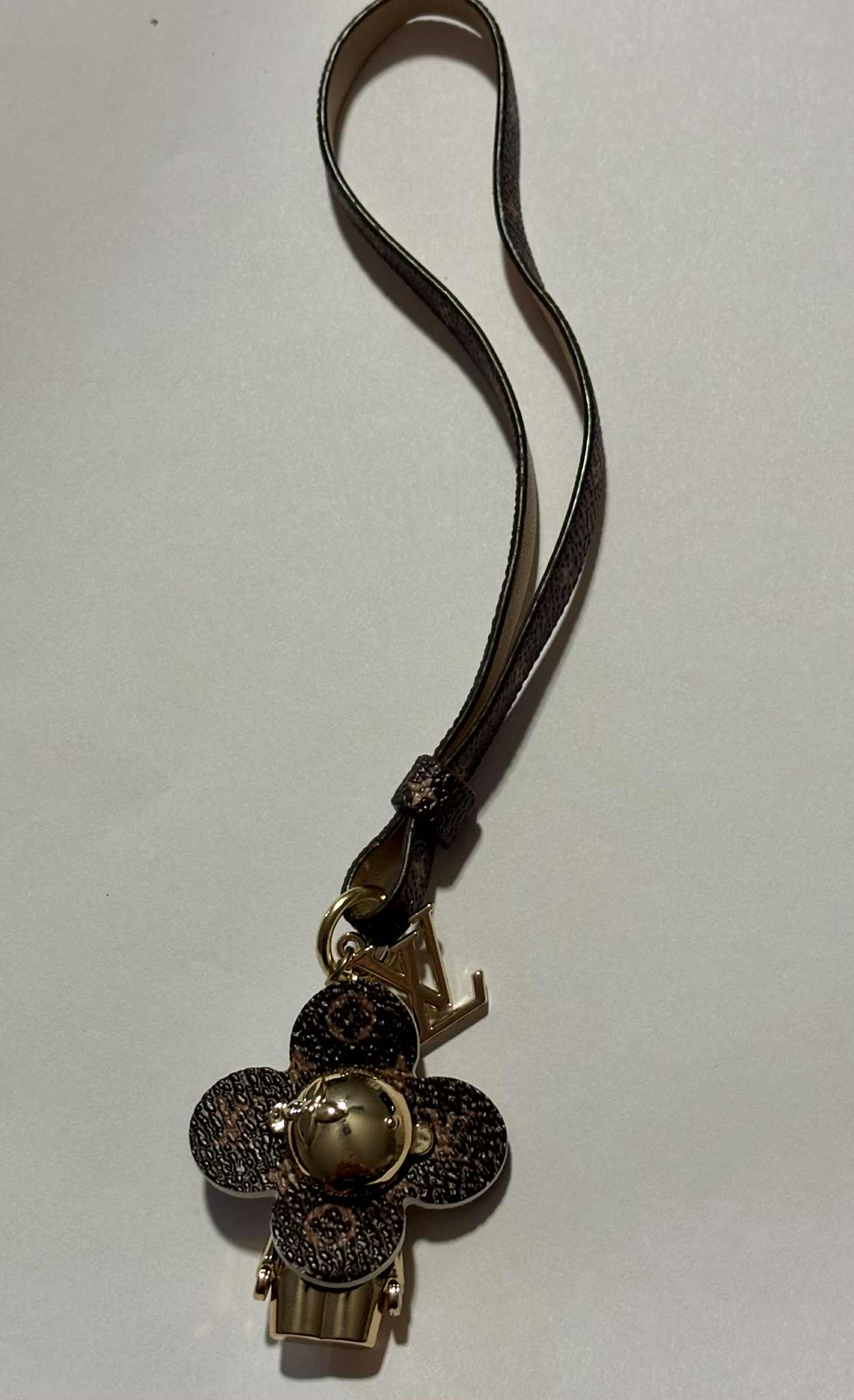 Purse charm hanging mini VVN brown