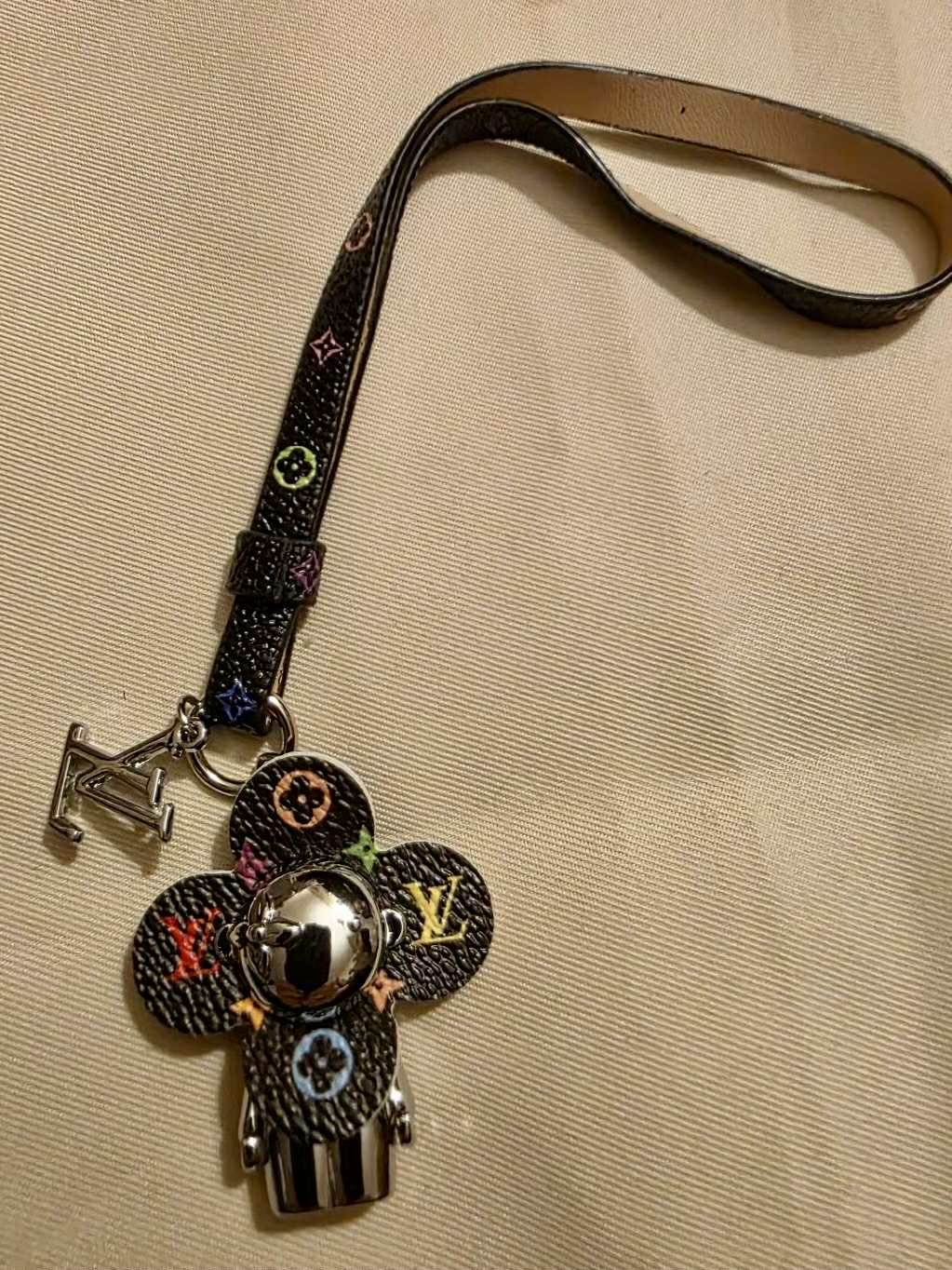 Purse charm hanging mini VVN multi