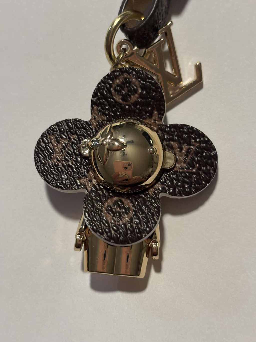 Purse charm hanging mini VVN brown