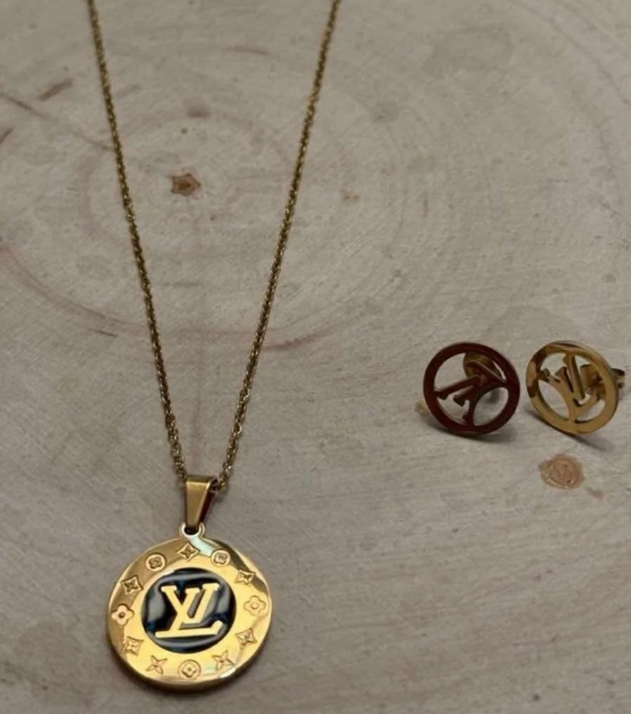 Necklace set L gold tone