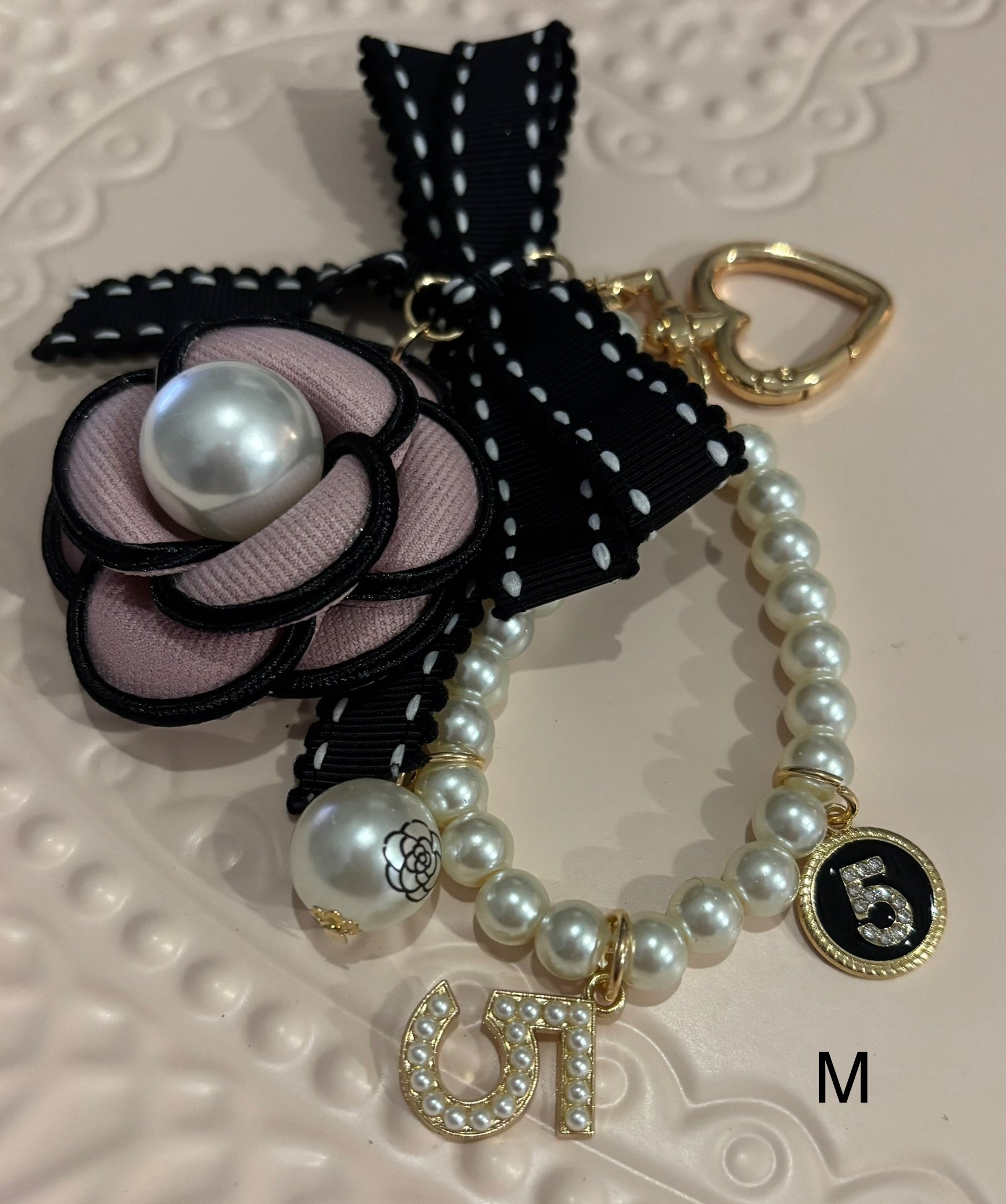 Keychain flower pink
