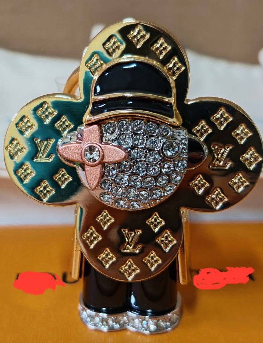 Keychain stainless VVN blk hat