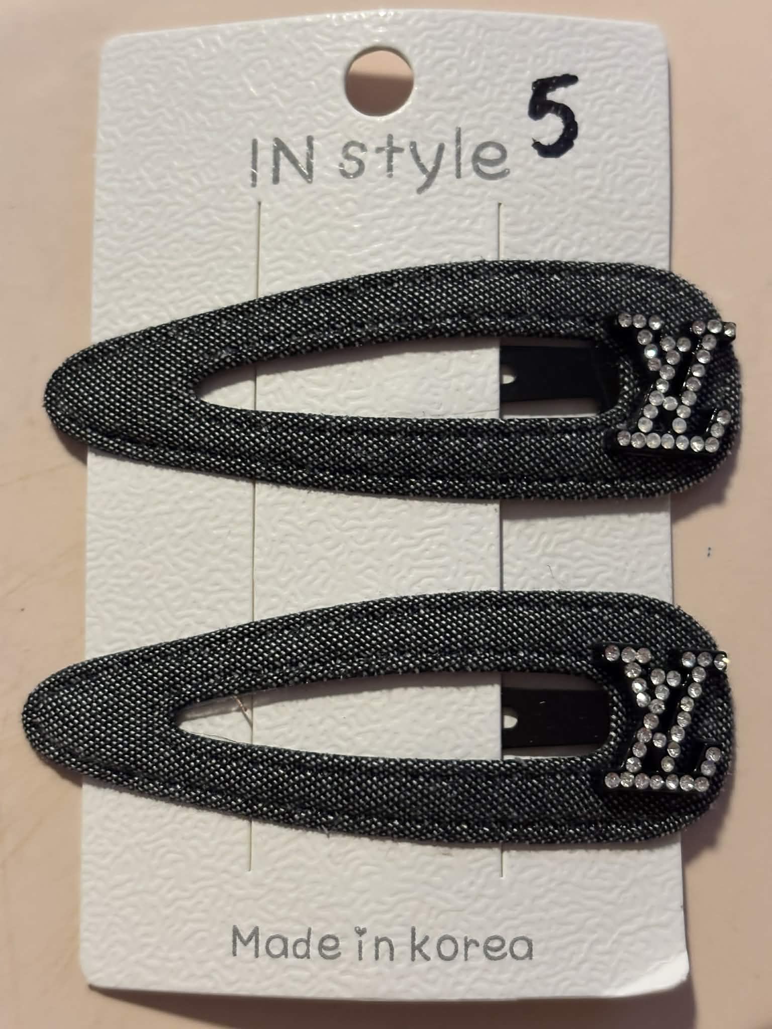 Hair clips jean L #5