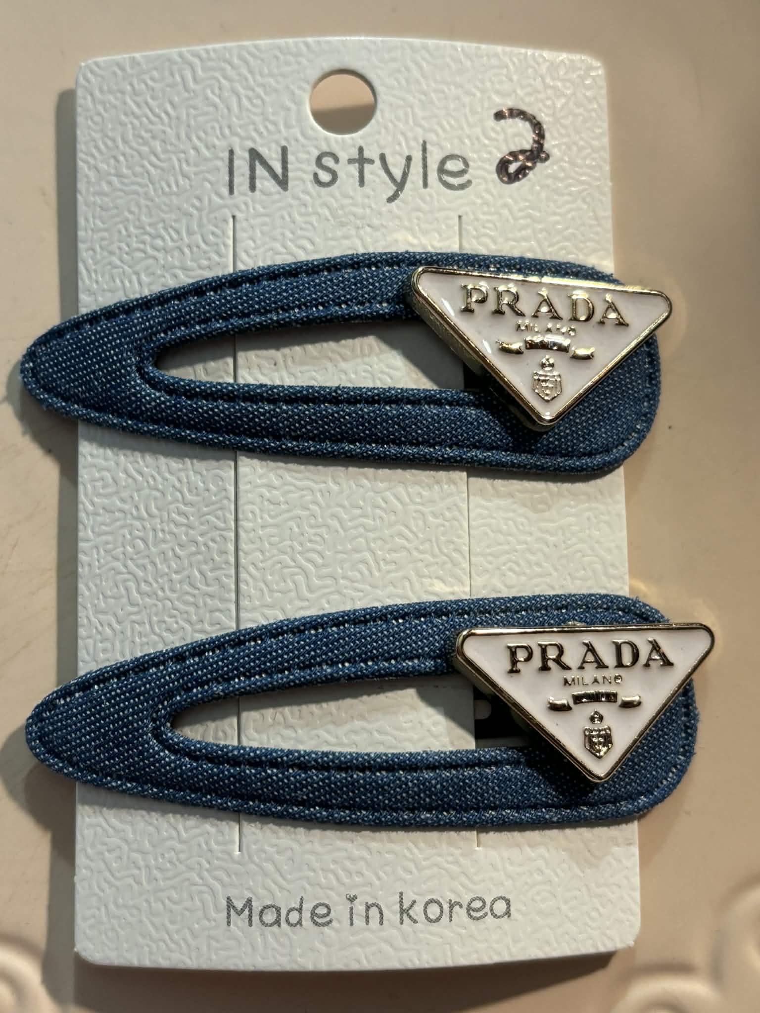 Hair clips jean P #2