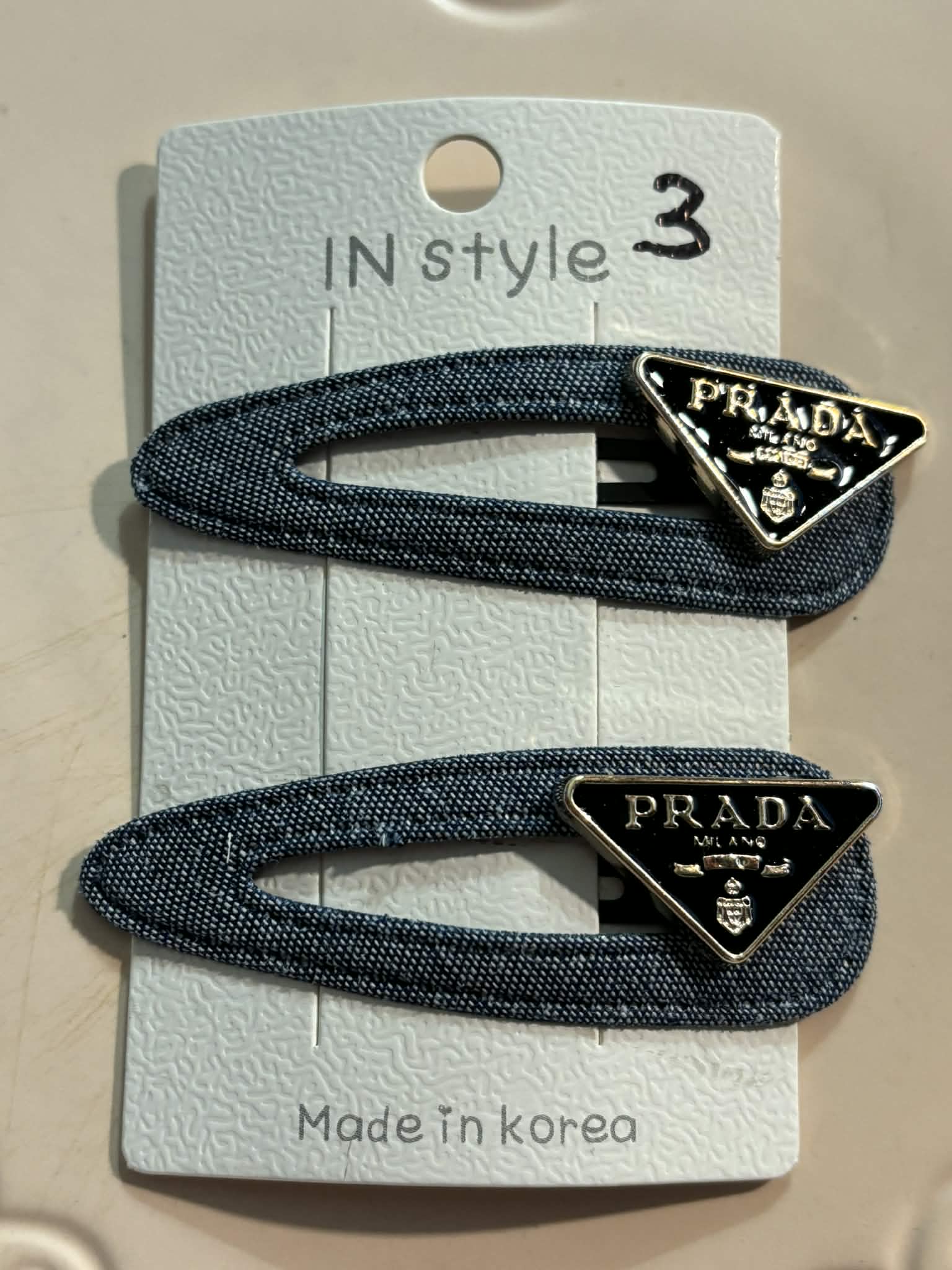 Hair clips jean P #3