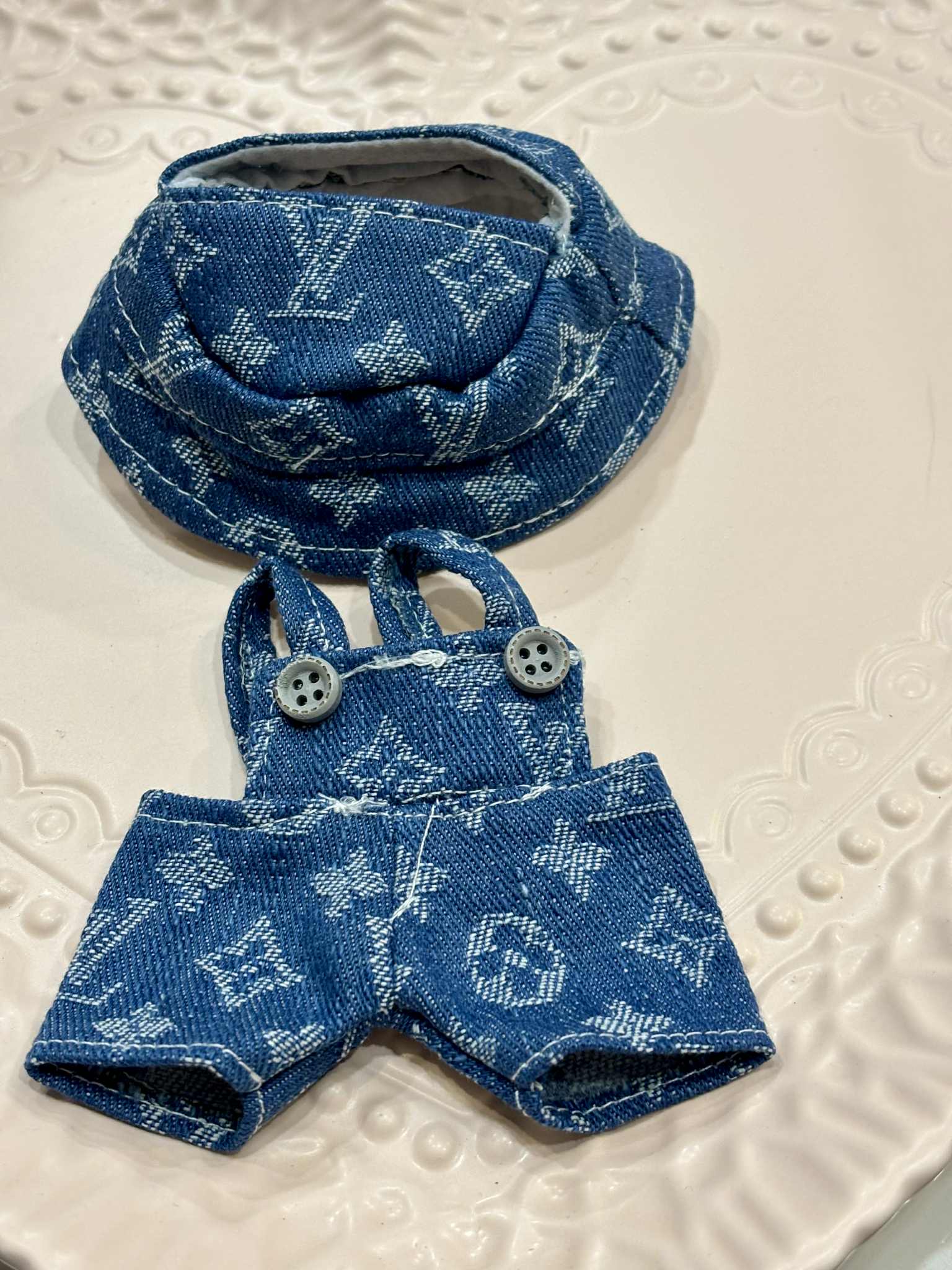 Labubu L overalls blue