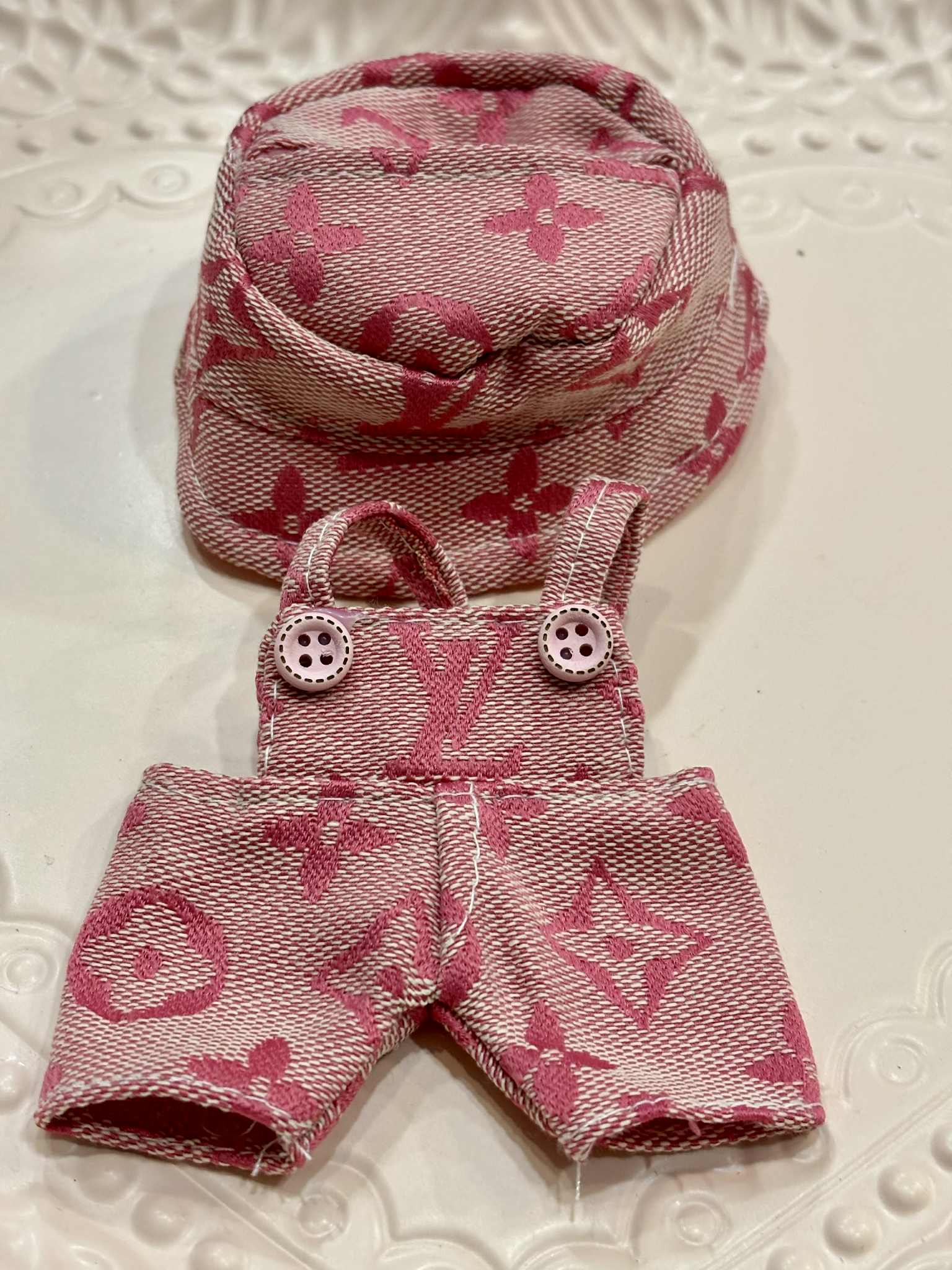 Labubu L overalls pink