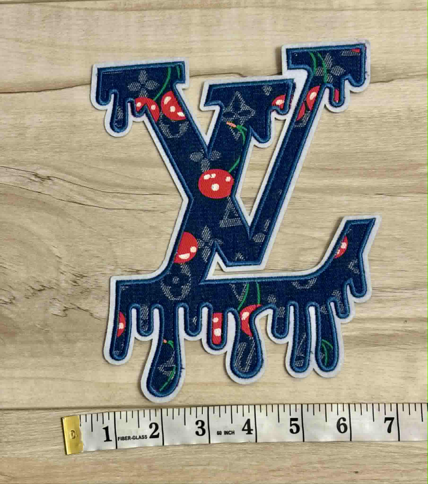 Patch L blue ltr drip