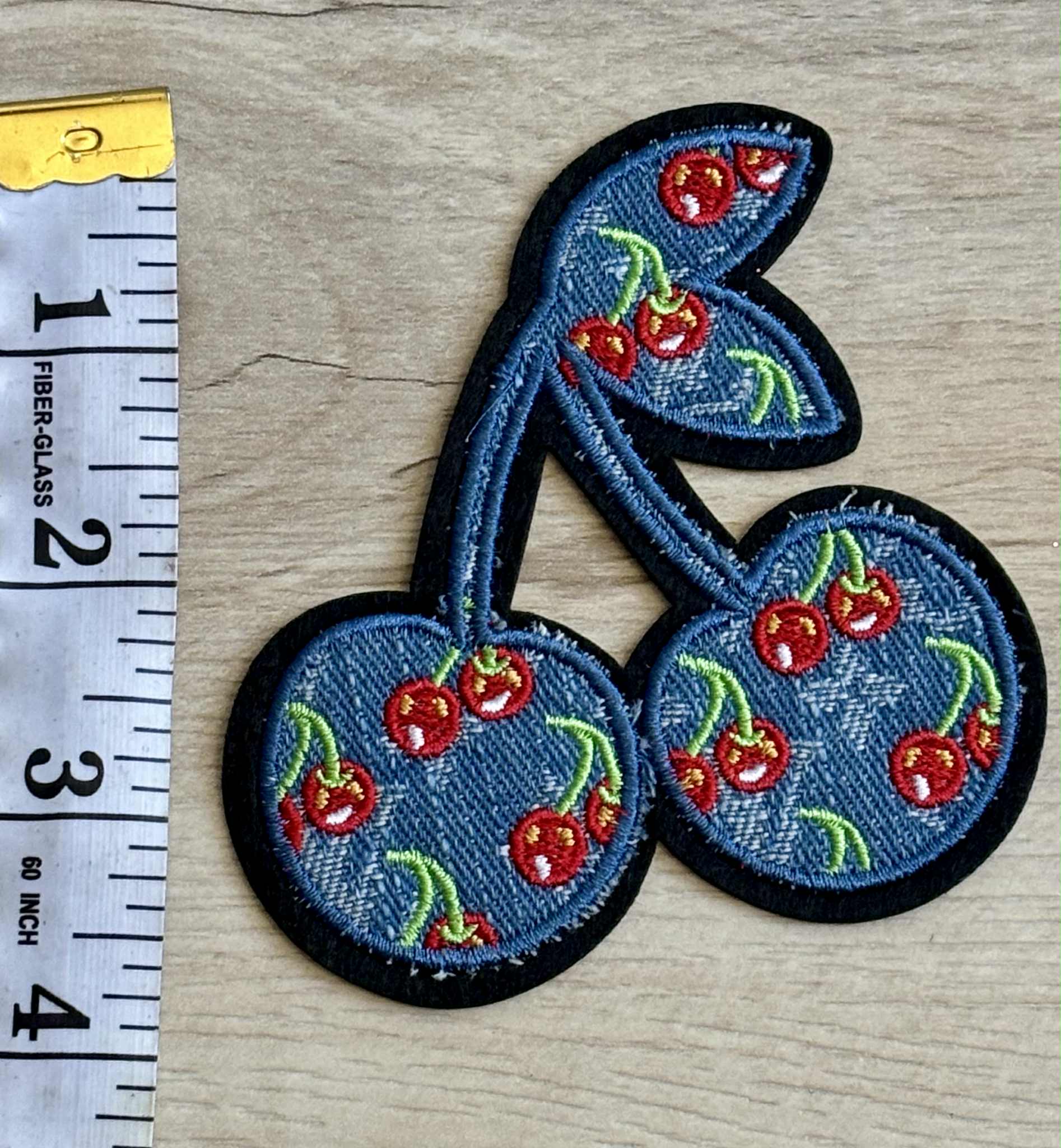 Patch L blue cherries