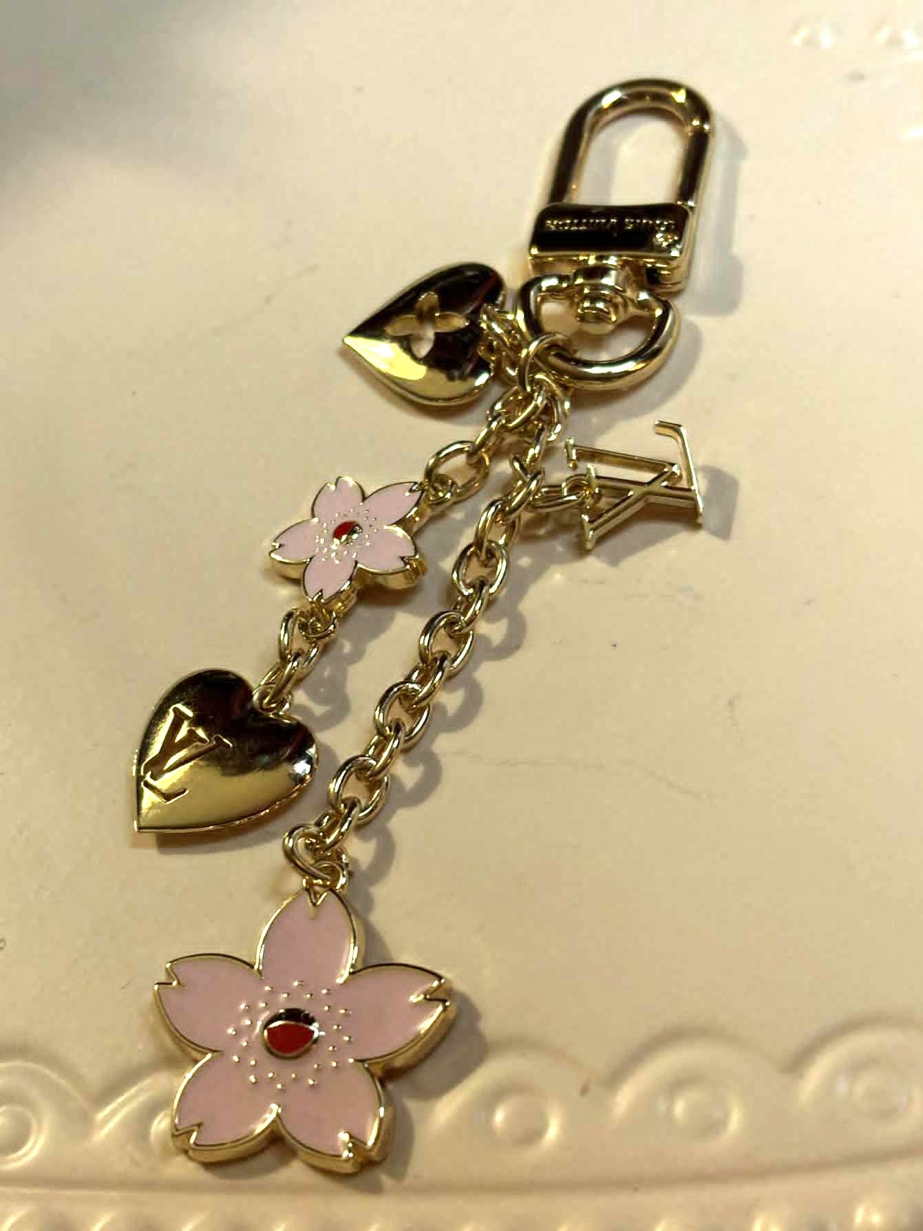 Keychain L cherry blossom