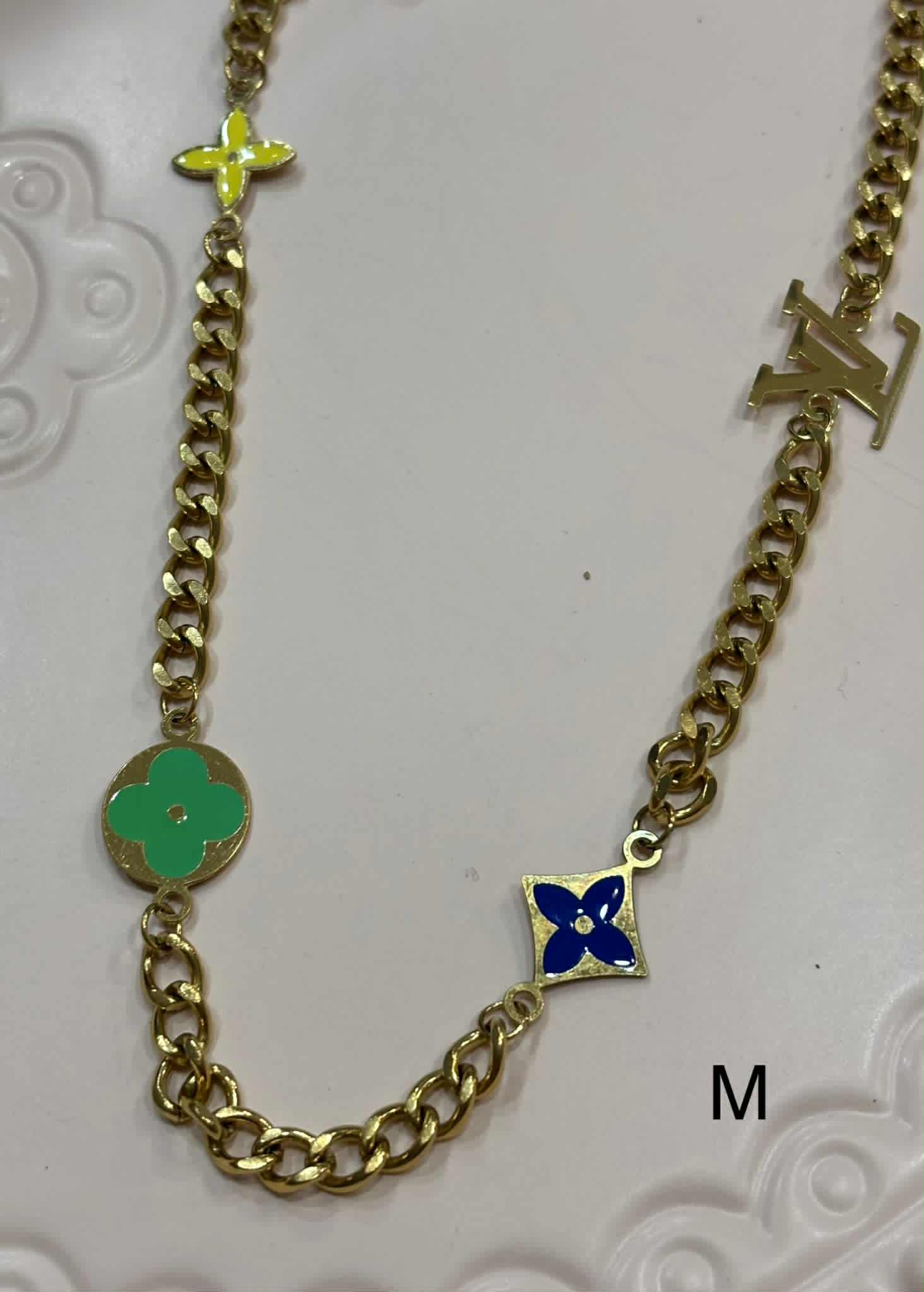 Necklace L multi gold
