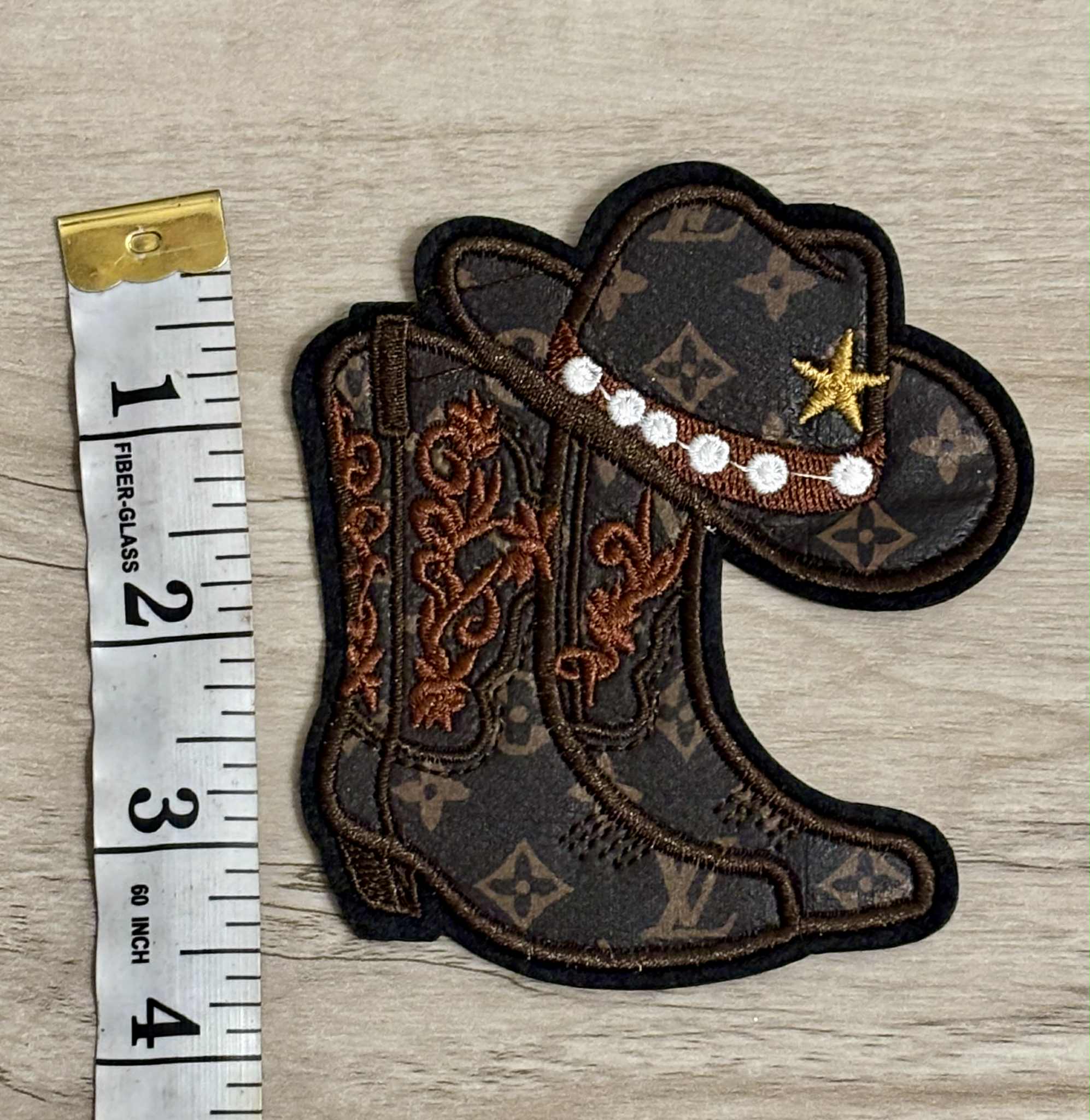 Patch L sm boot brown