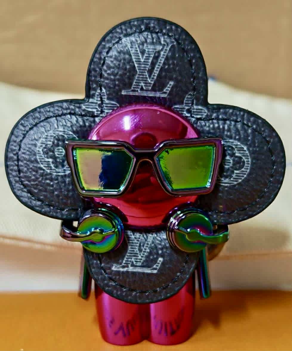 Keychain stainless VVN blk glasses