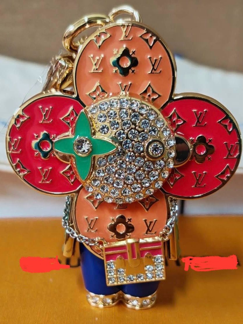 Keychain stainless VVN orange