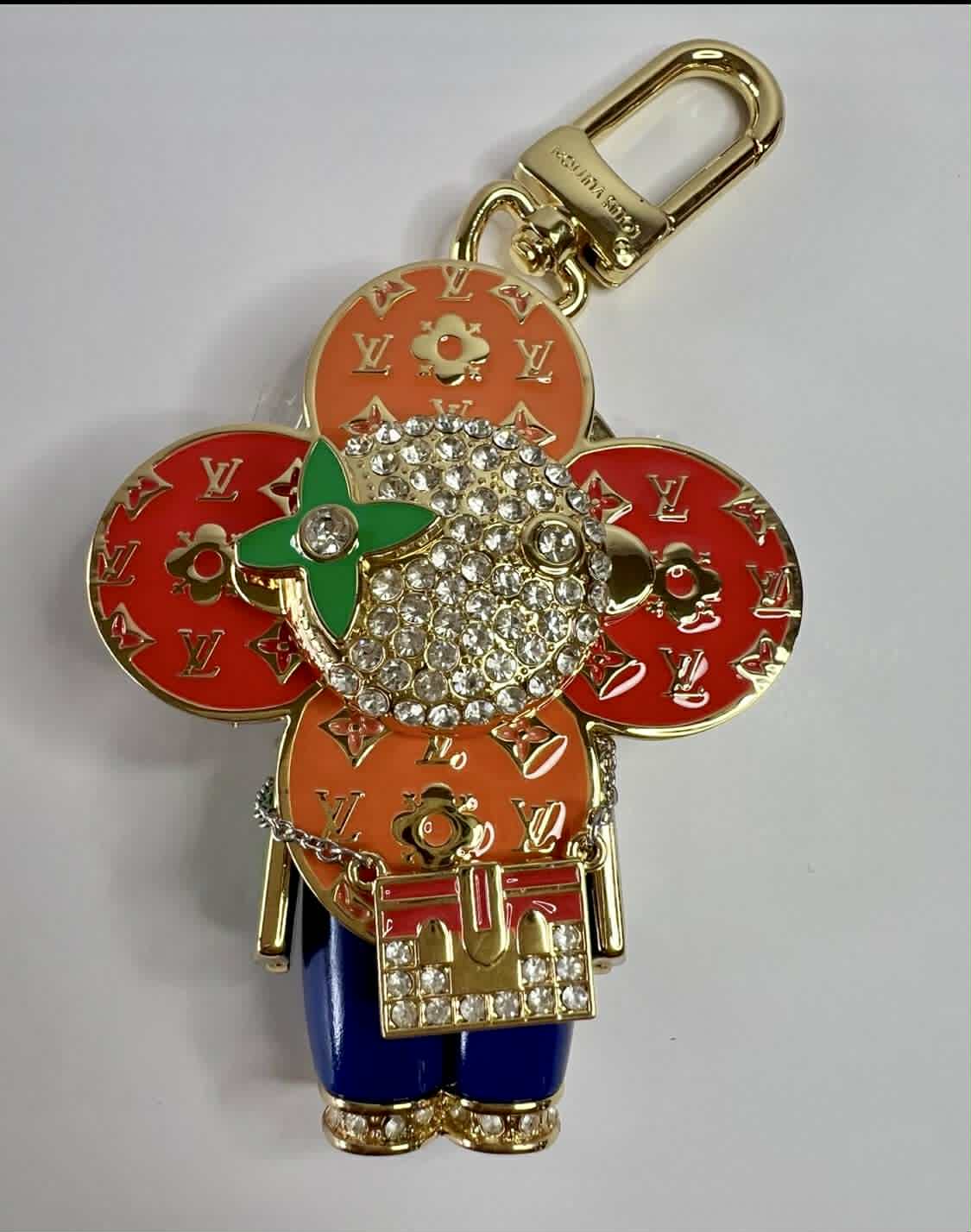 Keychain stainless VVN orange