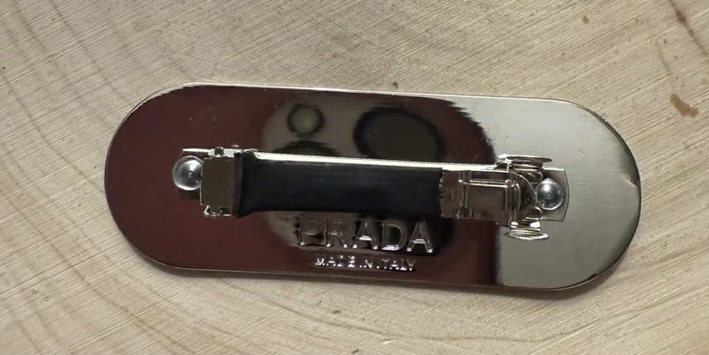 Hair clip stainless P white