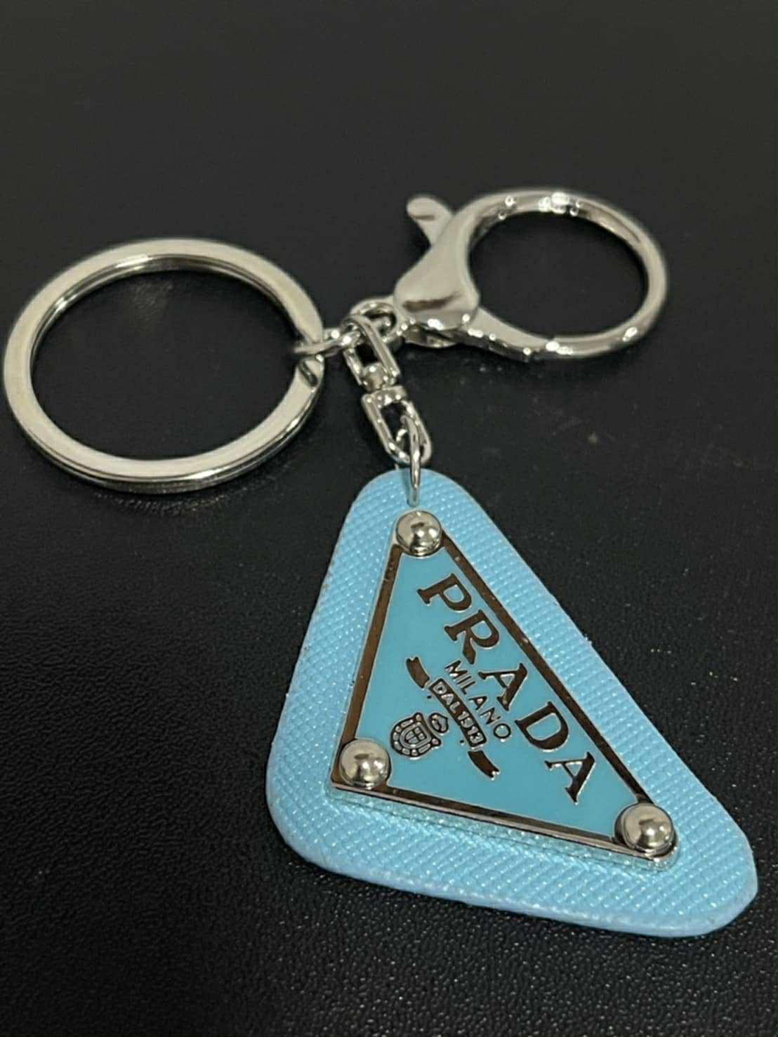 Fashion keychain P teal