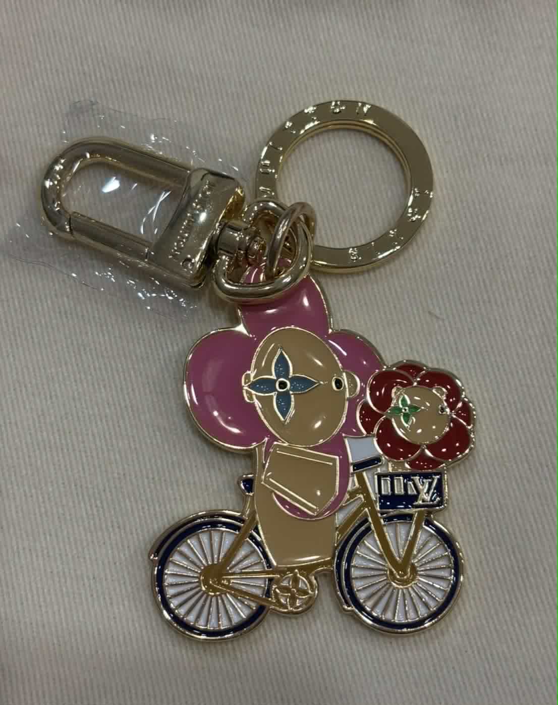 Keychain stainless bike